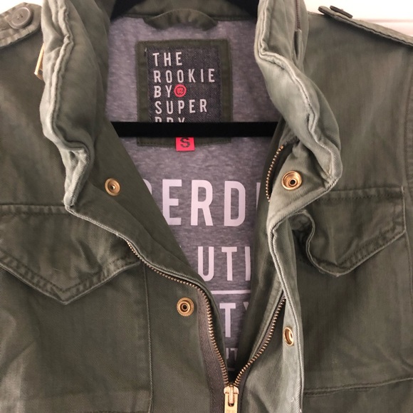 SUPERDRY REVOLUTION LIBERTY Military Style Jacket Size Small - Picture 7 of 8